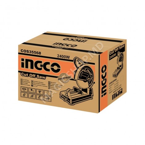 Торцовочная пила по металу 355х25.4мм 2400Вт INGCO COS35568